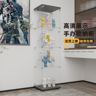 乐高手办展示架盲盒收纳透明玻璃展示盒家用积木，模型玩具收纳架子