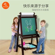 Infantohn实木儿童画板可升降画架双面磁性支架式黑板宝宝益智玩