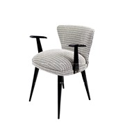 北欧白蜡木实木餐椅现代简约设计师椅子意式绒布家用餐厅样板房椅