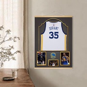 客厅装饰画科比詹姆斯NBA篮球球衣玄关挂画男孩卧室床头壁画