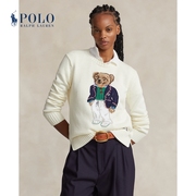 Ralph Lauren/拉夫劳伦女装 24春宽松版Polo Bear棉针织衫RL25337