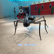 贵阳艺术展厅装饰摆件玻璃钢仿真蚂蚁雕塑商业办公楼景观动物卡通
