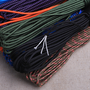 10米3芯伞绳2mm伞绳三芯伞绳迷彩帐篷手环编织绳