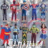 万圣节儿童服装复仇者蝙蝠侠联盟套装肌肉超人衣服钢铁队长美国侠