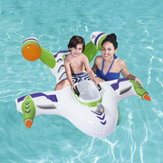 喷水水宇宙飞船战斗机，游泳圈座骑儿童水上充气坐骑，戏水玩具坐圈