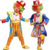 万圣节儿童小丑服装男女童小丑衣服小丑帽子面具儿童小丑套装定制