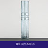 50cm轻奢竹节高款吊钟玻璃花瓶摆件现代简约客厅透明插花瓶装饰