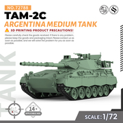 SSMODEL SS72788V1.9 1/72 军事模型 阿根廷 TAM-2C 中型坦克