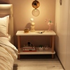 床头柜置物架小茶几现代简约小型实木收纳柜简易卧室小柜子储物柜