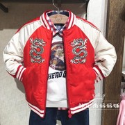 Paw小熊童装秋冬款男童国风棉服外套PCJPA5121N JPA5121N