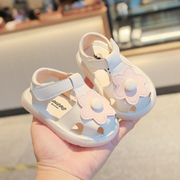 夏季女宝宝凉鞋1一2-3岁小童公主鞋子防滑软底，透气幼儿婴儿学步鞋