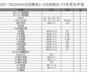 。散件套件板DIY功放双声TDA203c0ATDA2030a道 功放TDA2030a