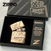 zippo打火机正版美版原版斜低盔甲，斜阳镀玫瑰金防风煤油打火机