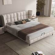 紫桐现代简约皮床1.8米小户型主次，卧软体实木床，1.5米科技布艺床