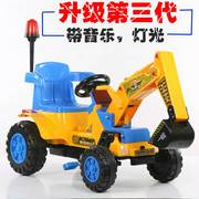 超大型儿童玩具1-9岁脚踏挖土机推土机男女孩挖掘机可坐可骑
