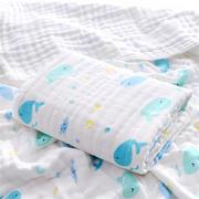 10层冬季纱布棉浴巾加厚新生婴，儿童毛巾被子，110*140大尺寸盖毯