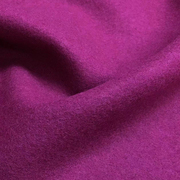 半米价紫玫红色莫尔登，曼尼毛料羊毛柔软微挺括秋冬套装大衣面料