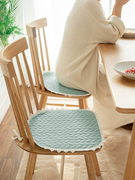 北欧全棉座椅垫垫子坐垫，冬季椅子垫学生，四季通用家用餐椅垫屁股垫
