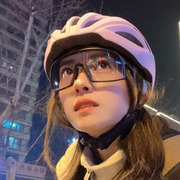 骑行运动连体个性变色护目镜户外夜间自行车专业透明防尘眼镜