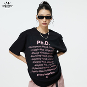 PhD博士slogan创意个性标语原创短袖恶搞纯棉圆领T恤情侣Mgallery