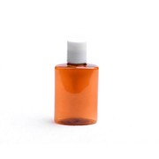 60ML棕色直角扁瓶配塑料千秋盖乳液化妆品分装瓶PET塑料瓶包