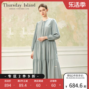 Thursday Island星期四岛屿23简约纯色连衣裙T232MOP301W商场同款