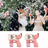 结婚拍照泡泡机户外草坪，婚礼吹泡泡伴娘团摄影氛围道具自动手持