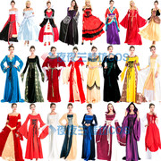 万圣节欧洲皇室公主服装，高档宫廷女王礼服洋装，写真连衣裙阿拉伯服