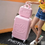 速发可爱拉杆箱女士 韩版旅行箱 学生行李箱万向轮20寸登机皮箱子