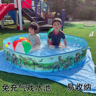 大型户外家庭游泳池圆形加厚免充气超大号水池，儿童婴儿游泳池家用
