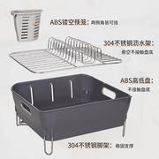 架碗沥水架篮厨房放碗餐具沥干架装碗碟收纳盒筷厨房洗碗池置物架