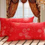 婚庆红色方枕芯60*60正方形靠枕芯单人双人枕头通用长枕头抱枕芯