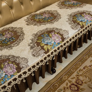 欧式沙发垫高档奢华防滑四季通用皮沙发坐垫123组合三件套 扶手巾