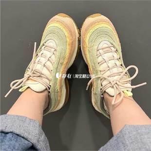 nike耐克airmax97灯芯绒女子气垫缓震休闲跑步鞋dq5073-381