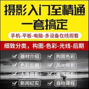 单反相机摄影教学视频教程零基础，入门到精通人像，拍照拍摄技巧课程