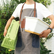 种菜盆神器花盆箱子，种植箱阳台塑料长方形，特大号家用透气花盆
