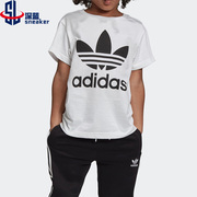 Adidas/阿迪达斯夏季三叶草小童TREFOIL TEE短袖T恤DV2857