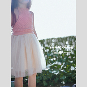 史豌豆(史豌豆)公主，裙女童蓬蓬纱半身裙，纱裙春装儿童韩版时尚甜美短裙