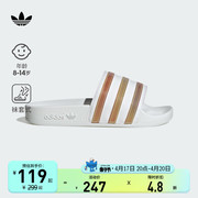 adidas阿迪达斯三叶草ADILETTE J男大童夏季运动拖鞋凉鞋