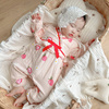 idea婴童装女童可爱纯棉，连体衣春秋婴幼儿女，宝宝洋气时髦哈衣