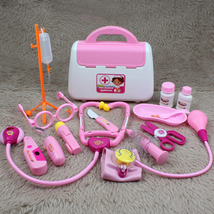 小医生工具箱玩具套装女孩，儿童过家家男孩听诊器宝宝仿真打针护士
