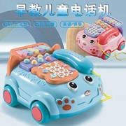 婴儿童音乐电话机玩具声光仿真座机益智早教男女孩宝宝0-1-2-3岁