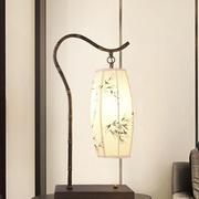 新中式落地灯简约现代 客厅灯具复古书房卧室灯创意个性铁艺灯具