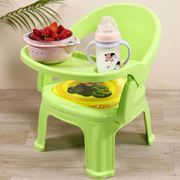 儿童餐椅带餐盘宝宝吃饭桌，叫叫椅婴儿椅子餐桌，靠背学坐塑料小凳子