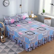 磨毛床裙单件床盖纯色席梦思，床罩床套韩式床笠床单1米1.52.0米