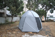 防风防水防晒6人帐篷6人六角帐篷6人家庭，露营帐篷六角大帐篷