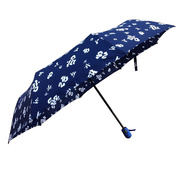 Qiutong彩色全版全自动伞自开收晴雨伞三折伞太阳伞折叠创意雨伞