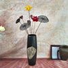 现代简约落地客厅创意时尚摆件，家居装饰品陶瓷干花花，器花瓶花艺