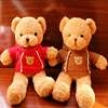 New British hoodie short plush teddy bear doll plush toy re