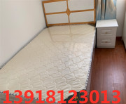 北欧板式双人床板式单人床北欧板床板式床1.8米1.5米床公寓专用床